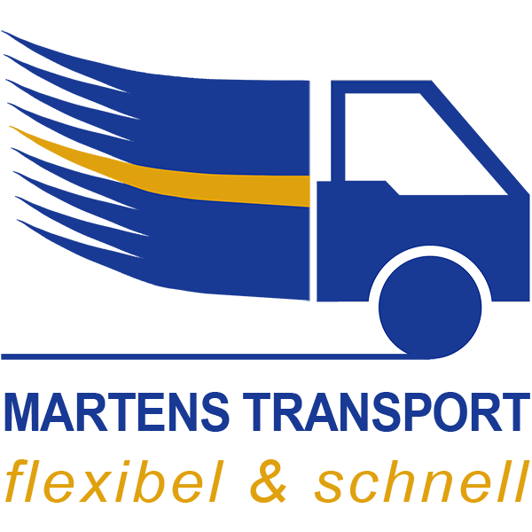Klickbares Logo von Martens Transport mit Weiterleitung zu martens-transport.de