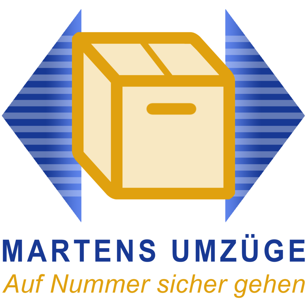Klickbares Logo von Martens Umzüge mit Weiterleitung zu martens-umzuege.de