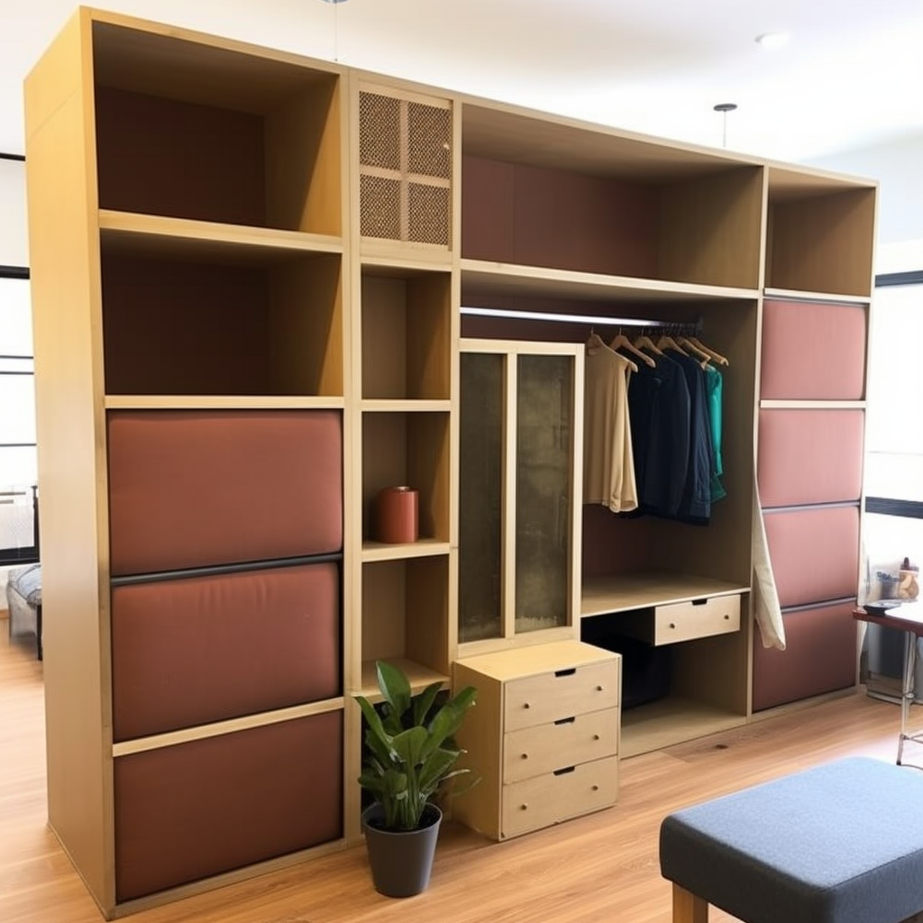 Professionell aufgebauter Kleiderschrank von Martens Services
